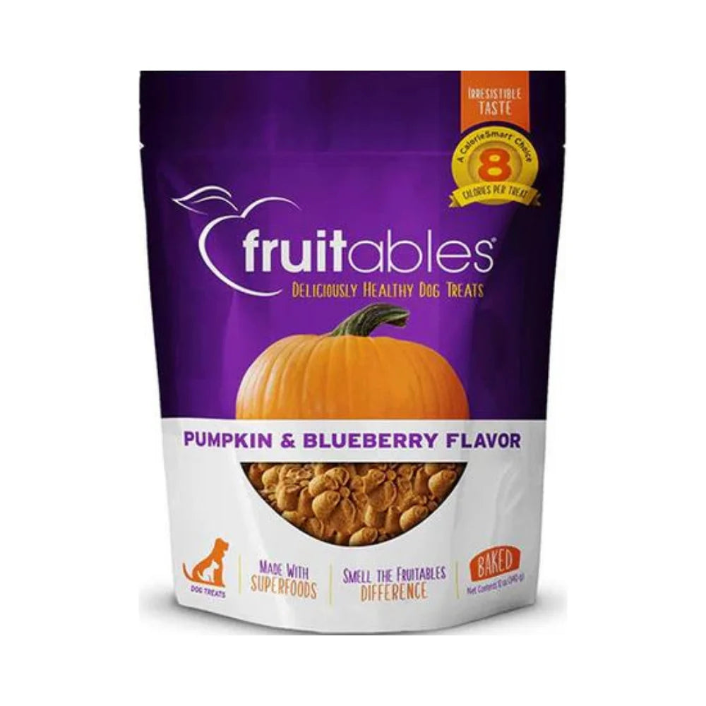 Fruitables Crunchy Pumpkin &amp; Blueberry Dog Treats 340g