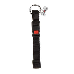 Jim Duke Nylon Dog Collar Black 2x40cm