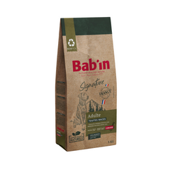 Dry food for adult dogs, all sizes, duck flavor, Babin