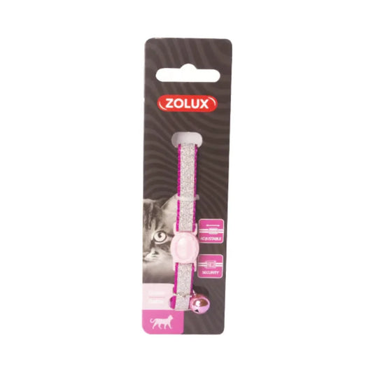 Zolux Shiny Nylon Collar - Pink