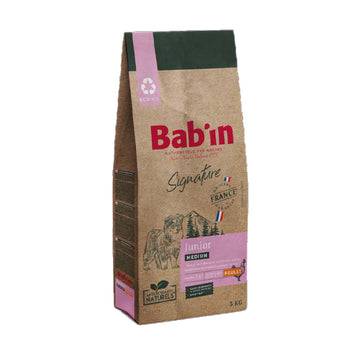 Babin Signature Medium Junior Dry Dog Food for Small Medium Breeds Chicken Flavor