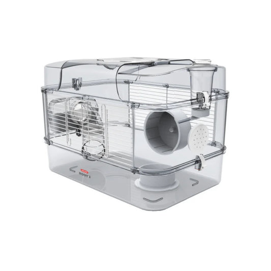 Zolux Rudy 3 Single Cage for Small Rodents - White