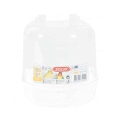 زولكس حوض استحمام للطيور الصغيرة - أرضية شفافة