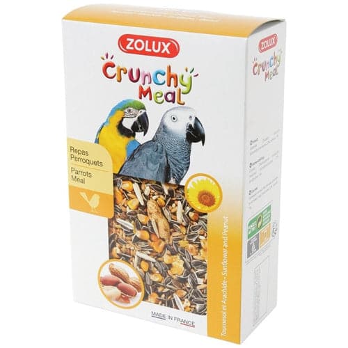 Zolux Crunchy Meal for Parrots - Sunflower &amp; Peanuts 600g