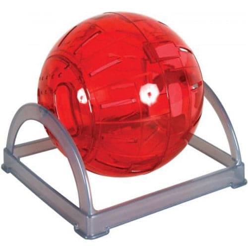 Zolux 2 in 1 Transparent Plastic Hamster Exercise Ball - Red