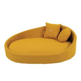 Zolux Milano Oval Bed 80cm - Yellow