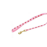 Zolux Nylon Cat Leash - Butterfly Pattern 1m - 10mm - Pink