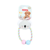 Zolux Puppy Tiny Panda Toy with Rope Grey