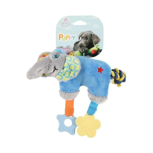 Zolux Elephant Toy for Puppies Blue