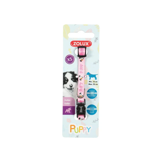 Zolux Bobby Mascot Collar 8mm Pink