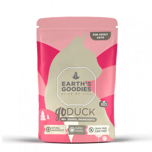 Earth Goodies Go Duck with Duck for Cats 85g