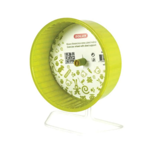 Zolux Plastic Wheel with Metal Holder 12cm - Green