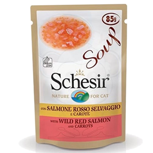 Sheba Red Salmon with Carrot in Soup for Cats 85g