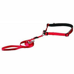 Trixie Waist Belt with Leash Red