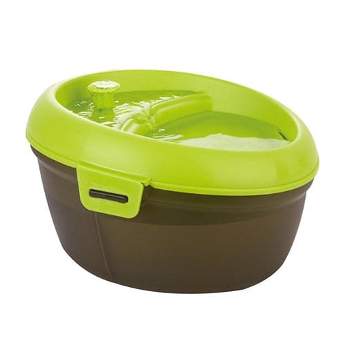 Dog H2O Electric Dog Waterer with Filter 6L - Green &amp; Black
