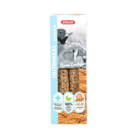 Zolux Nutrimel3 Zebra &amp; Tropical Bird Sticks 110g