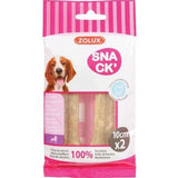 Zolux Bones with Knot 10cm x 2 Bones Treats for Dogs