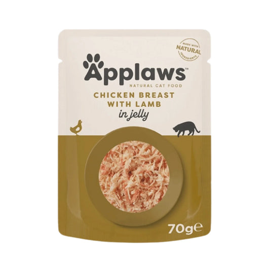 Applaws The Most Delicious Wet Cat Food - Tender Chicken Breast with Lamb in Jelly 70g