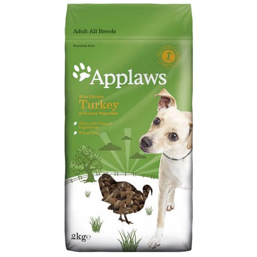 Applaws Dry Food with Turkey for Dogs 2kg