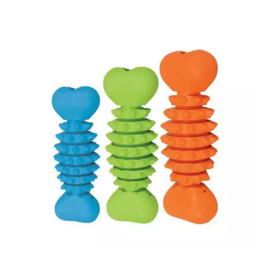 Zolux Solid Rubber Bones Assorted Colors - 14cm - Medium