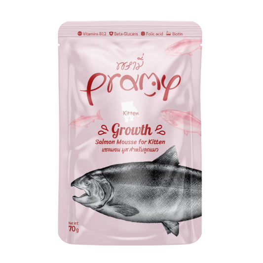 Brammie wet food with salmon for kittens 70g