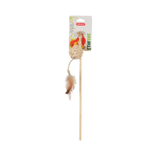 Zolux Ethics Ball Hook with Feather Toy