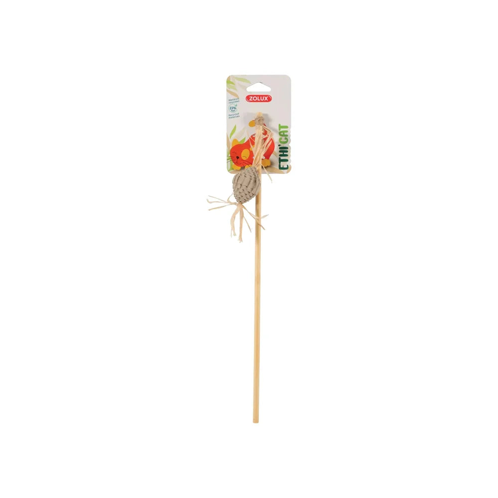 Zolux Ethics Cartoon Ball Hook with Feather Toy