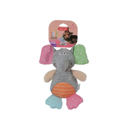 Zolux Crazy Jojo Cotton Elephant Dog Toy