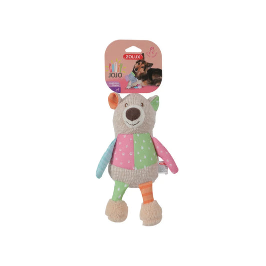 Zolux Crazy Jojo Cotton Bear Dog Toy