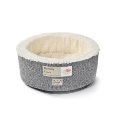 Feline Go Foam Cat Bed Grey/White 43x18cm