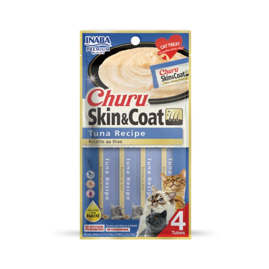 Inaba Churu Tuna (Fur &amp; Skin) 4x14g