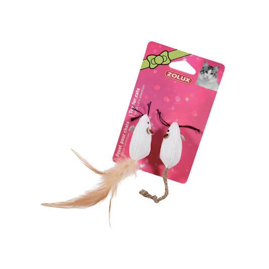 Zolux Canvas Cat Mouse Toy 5cm x 2