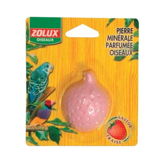 Zolux Mineral Stone for Birds Strawberry Flavour