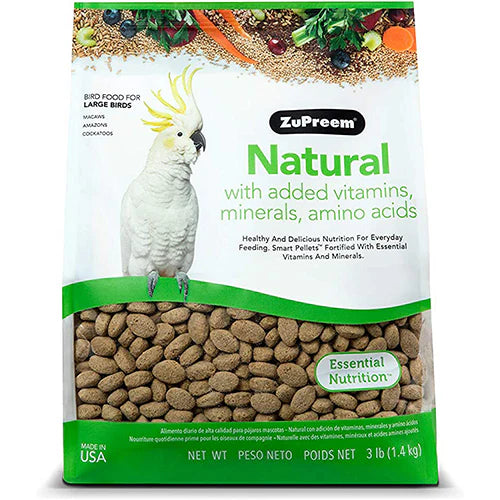 Zupreem Natural for Parrots and Large Birds