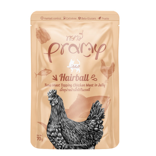 Brammi Wet Food for Adult Cats with Chicken in Jelly 70g