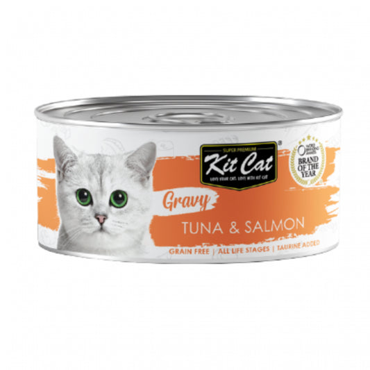 Kit Kat Gravy Canned Tuna and Salmon in Gravy 70g 