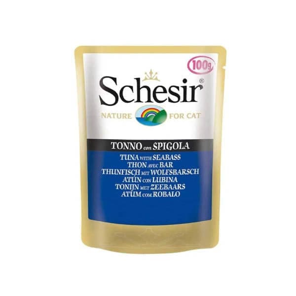 Sheba Tuna &amp; Sea Bass in Jelly for Cats 100g