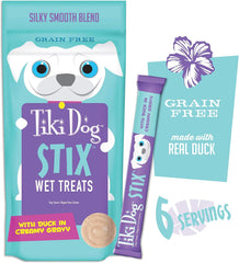 Tiki Dog Sticks Moose Duck Wet Treats 85g 