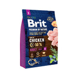 Brit Premium Dry Dog Food for Small Breeds Adult Chicken Flavour 3kg