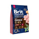 Brit Premium Junior Dry Dog Food for Small and Large Breed Dogs, Chicken Flavor