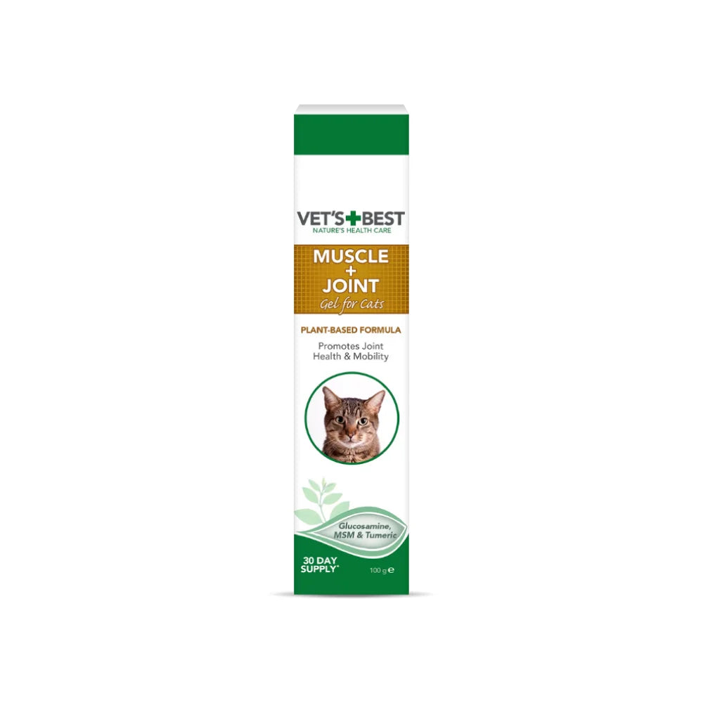 Vets Best Muscle &amp; Joint Support Gel for Cats 100g