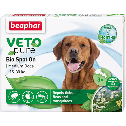 Beaphar Phyto Bio Spot On Floral Insect Repellent for Dogs