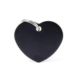 My Family Small Aluminum Heart Necklace