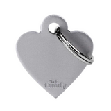 My Family Small Aluminum Heart Necklace