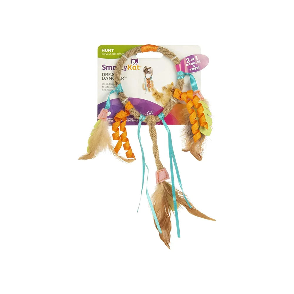 Smarty Cat 3 Feather Hanging Toy for Cats
