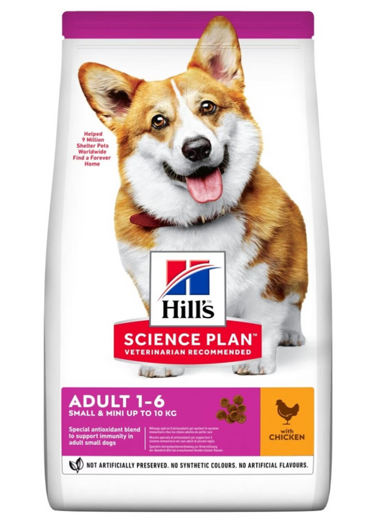 Hills Dry Food for Small Breed Adult Dogs with Chicken