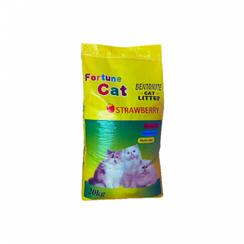 فورتشن بينتونيت رمل القطط فراولة 20 كيلو