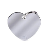 My Family Small Aluminum Heart Necklace