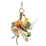 Ben Plax Natural Fabric and Wood Bird Toy 