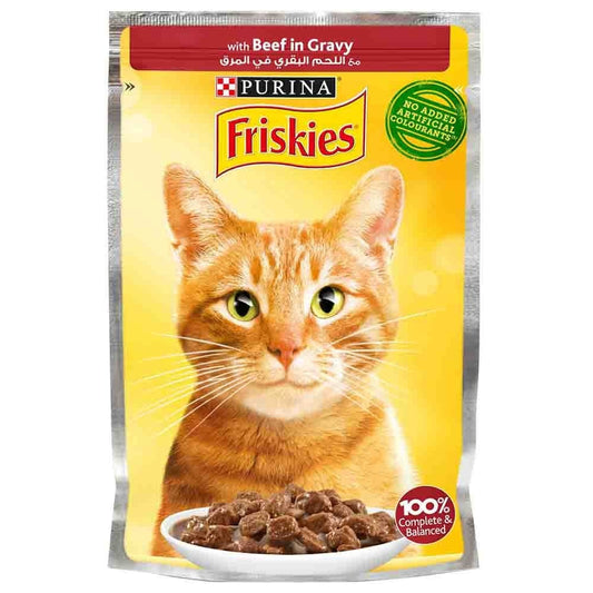 Friskies Beef in Gravy 85g